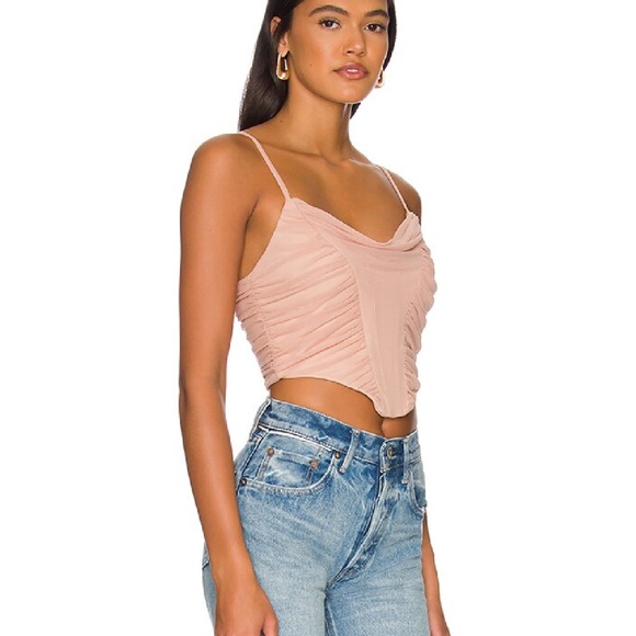 ✨REVOLVE - BLAIRE CORSET TOP 
- NUDE
- NEVER WORN - Picture 4 of 5